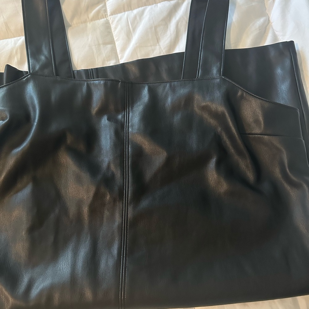 Abercrombie & Fitch Black Leather Dress